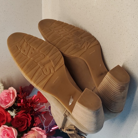 STUART WEITZMAN suede leather booties (sz 8M) - Picture 7 of 10